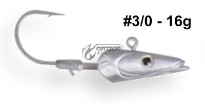 Оловни глави за силикони SG Sandeel Jig Head 16g