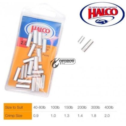 Кримпове Halco Aluminium Single Crimp Sleeve