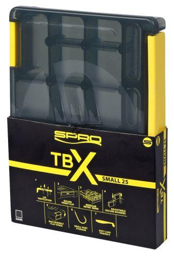 SPRO TBX - Tackle Box Range  17,5x12,5x2,5cm Dark