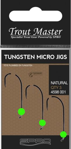 SPRO TUNGSTEN MICRO JIGS 0.5G UV Hooк #4