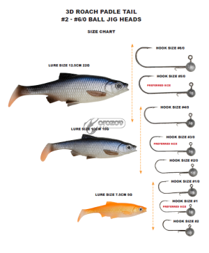 Силикон 3D LB ROACH PADDLE TAIL