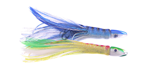 Feather Tuna Teaser 11cm Firetiger/White + Blue/White