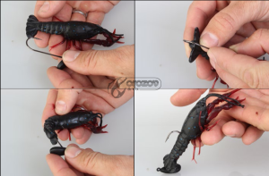 SG 3D Crayfish Stand Up Jighead 